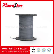 1mm width grey reflective knitting thread (single sided reflective)